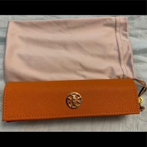 Tory Burch small eyeglass case with dust bag